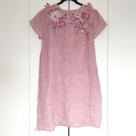 JOHNNY WAS Workshop Karlotta Draped Tunic Small